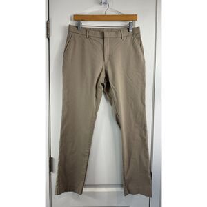 Tommy Hilfiger Men's Khaki Chino Pants Tan Rayon Nylon Stretch Size 32 x 30